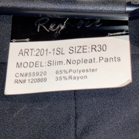 Men’s Black Dress Pants - Picture 5 of 6